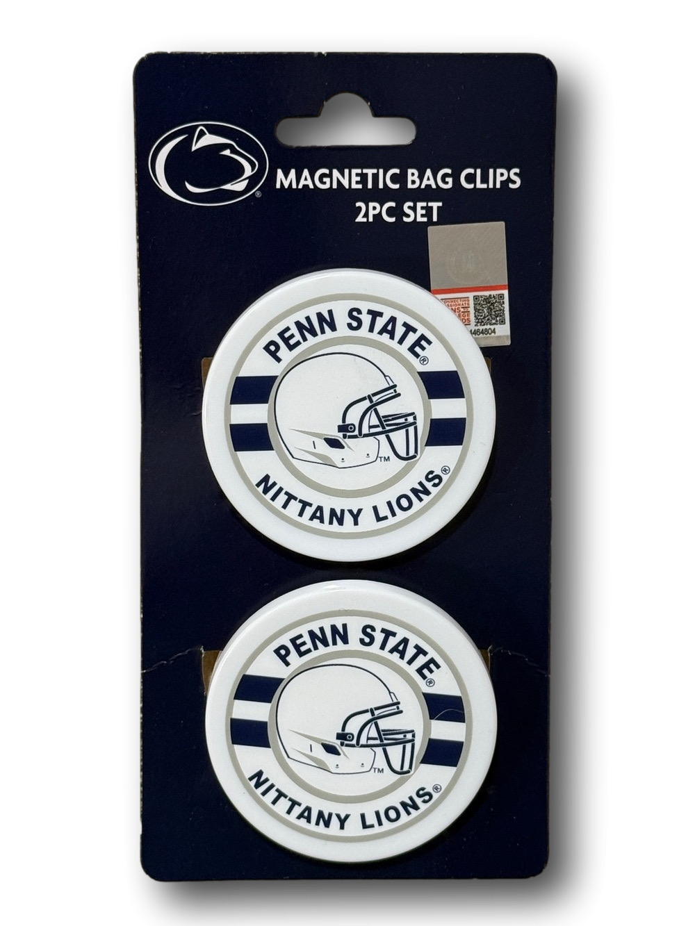 NCAA Penn State Nittany Lions 2-Pack Magnetic Bag Clips Set - NWT